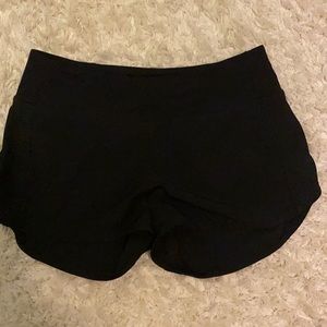 Lululemon Black Speed Up shorts 2.5in size 8